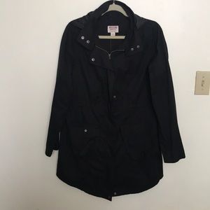 Black trench coat